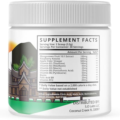 (5 Pack) Sumatra Slim Belly Tonic, Sumatra Slim Belly Tonic Powder Supplement