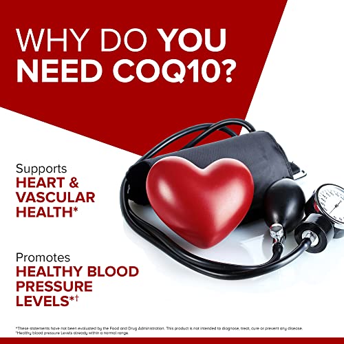 Qunol Ultra CoQ10 100mg Softgels- 3X Better Absorption Coenzyme Q10 Supplements