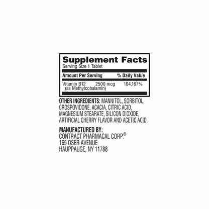 Vitamin B12 1000mcg Energy Support 200 Tablets