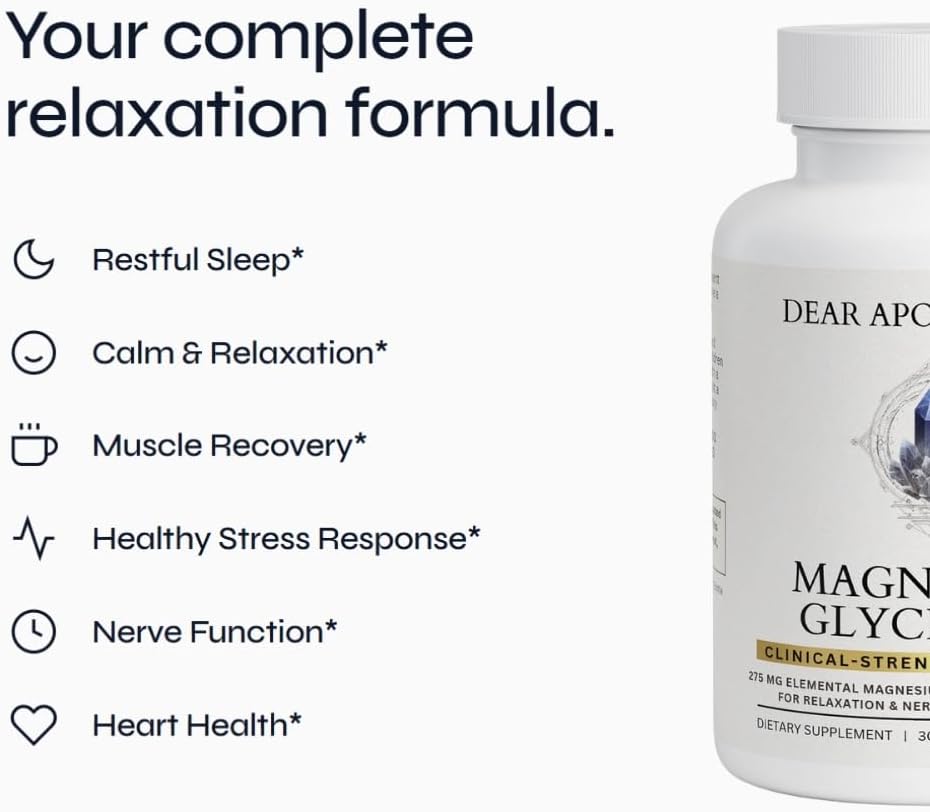 Magnesium Glycinate 275mg - High Absorption Chelated Magnesium Supplement - Magnesium Bisglycinate - Essential Mineral - Vegan Non-GMO Gluten-Free - 90 Capsules