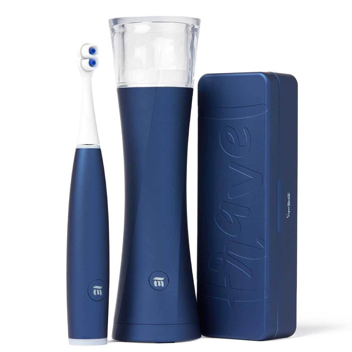 SuperMouth ULTIM8 Electric Toothbrush, UV Hub & Travel Case, Rose Gold