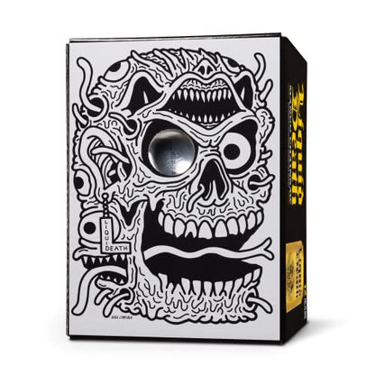 Liquid Death Flavored Sparkling Water with Agave, Mango Chainsaw, 16.9 oz Tallboys