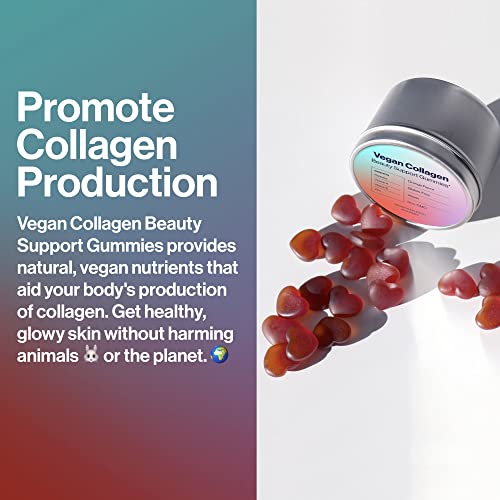 Habit + Habitat Vegan Beauty Support Gummies Collagen Booster with Biotin, Vitamin C, A