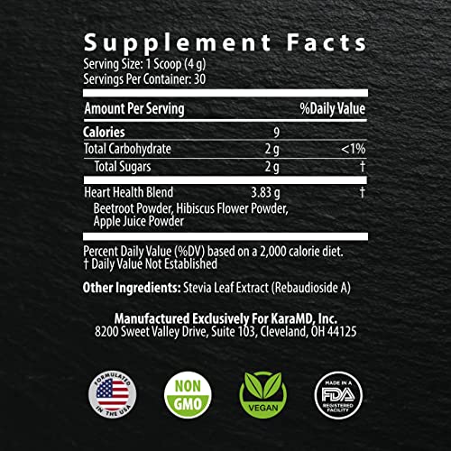 KaraMD UltraBeets - Beetroot Superfood Powder - Heart Health, Circulation & Energy