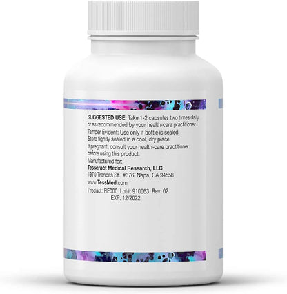 Tesseract Medical Research Ultra Lung and Stress Management, Respiratory Health Support Supplement (90 Capsules) and Stress Relief & Mood Support Supplement (45 Capsules)