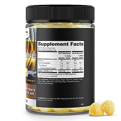 Iron Labs Nutrition Creatine for Men & Women (90 Gummies) - 3,382mg per Serving
