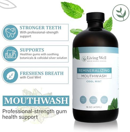 Fresh Breath Oral Care System, Remineralizing Breath Mints + Mint Mouthwash