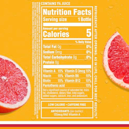 Sparkling Ice, Pink Grapefruit Sparkling Water, Zero Sugar Flavored Water, with Antioxidants