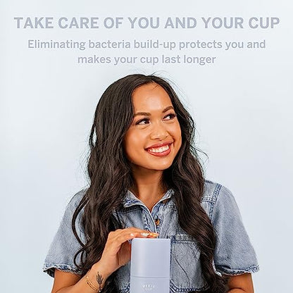 Pixie Menstrual Cup & Disc Steamer Sterilizer 2.0 - Kills 99.9% of Germs with Cleaner Steam
