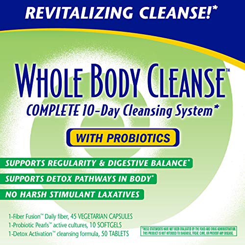 Nature's Way Whole Body Cleanse Complete, 10 Day Detox Cleansing System Kit with Probiotics