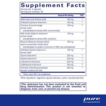 Pure Encapsulations Liver-G.I. Detox | Support for Liver and Gastrointestinal Detoxification