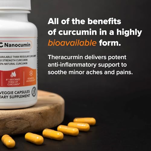 NanoCumin Theracurmin Supplement [1 Month Supply] Anti-Inflammatory, Supports Joint