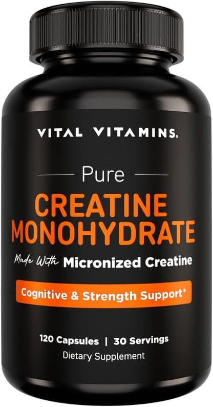 Vital Vitamins Multi Collagen Complex Plus 150 ct + Creatine Monohydrate Capsules 120 ct