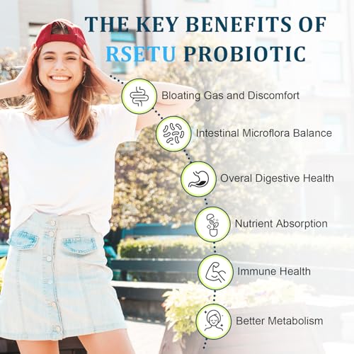 Probiotics for Women Men: 300 Billion CFU Probiotic High Potency + 12 Strains Organic