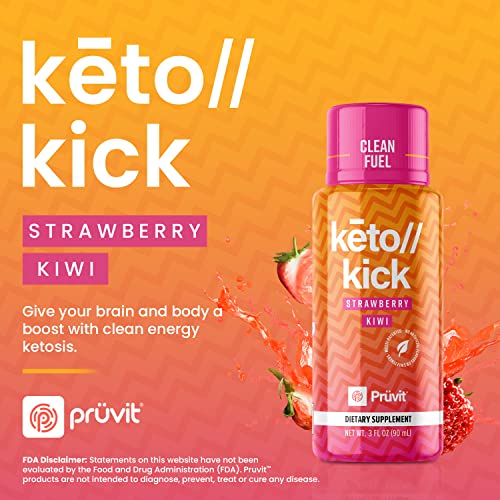 Pruvit Keto Kick Strawberry Kiwi Exogenous Ketones Exalt The Benefits of Natural Slim