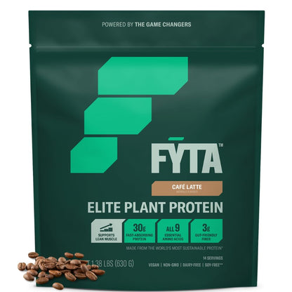 FYTA Vegan Protein Powder - Plant Based Protein Powder with Better Taste & Texture Than