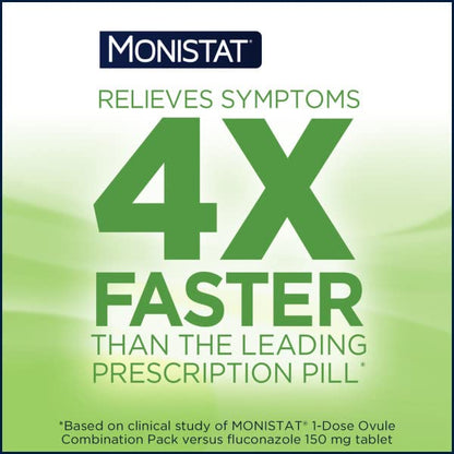 Monistat 3 Vaginal Antifungal Combination Pack - 3 Each, Pack of 2