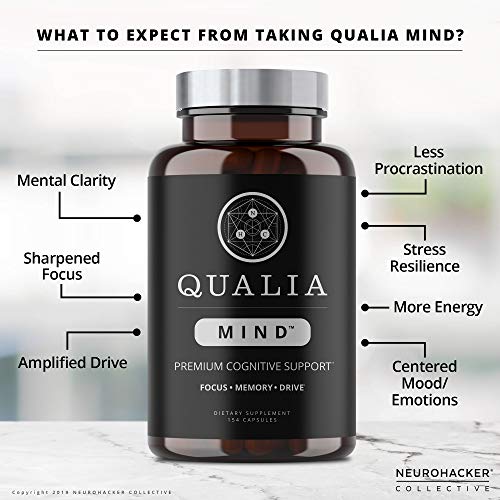 NEUROHACKER COLLECTIVE Qualia Mind Nootropics, Top Brain Supplement Capsule