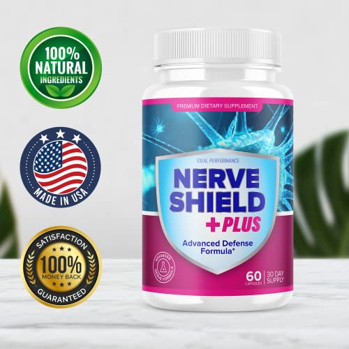 (3 Pack) Nerve Shield Plus Pills Original Supplement Advanced Nerve Formula
