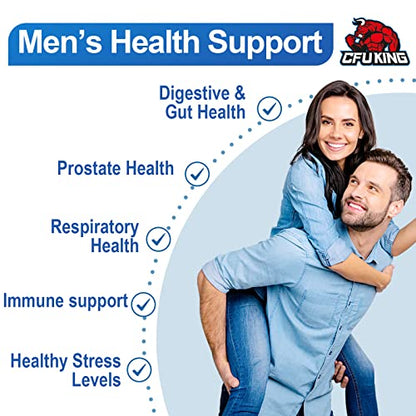 Probiotics for Men, 500 Billion CFU + 12 Strains Men's Probiotic with Turmeric Cranberry