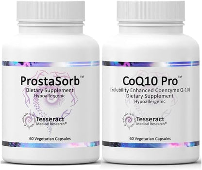 Men's Vitality Pack for Healthy Aging, Prostate Supplements for Men with Saw Palmetto, Supports Healthy Prostate Function, 60 Capsules and Muscle Health Supplement, 60 Capsules
