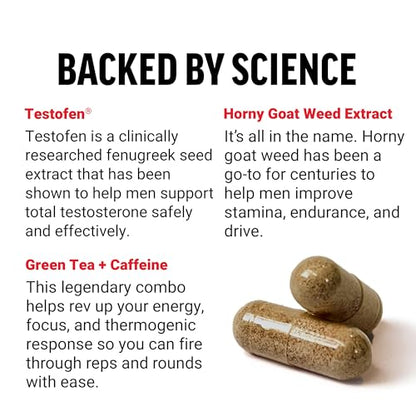 FORCE FACTOR Test X180 Ignite Testosterone Booster for Men, Testosterone Support