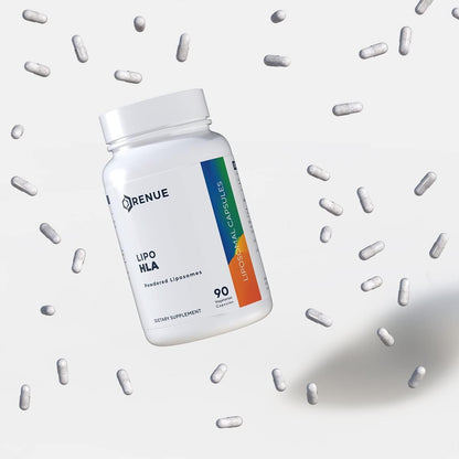 Renue By Science Hyaluronic Acid | HLA Liposomal Hyaluronic Acid Supplements | 90 Acido Hialuronico Capsules - 150mg Hylunaric Acid per Serving | Non-GMO | Made in the USA Third-Party Tested