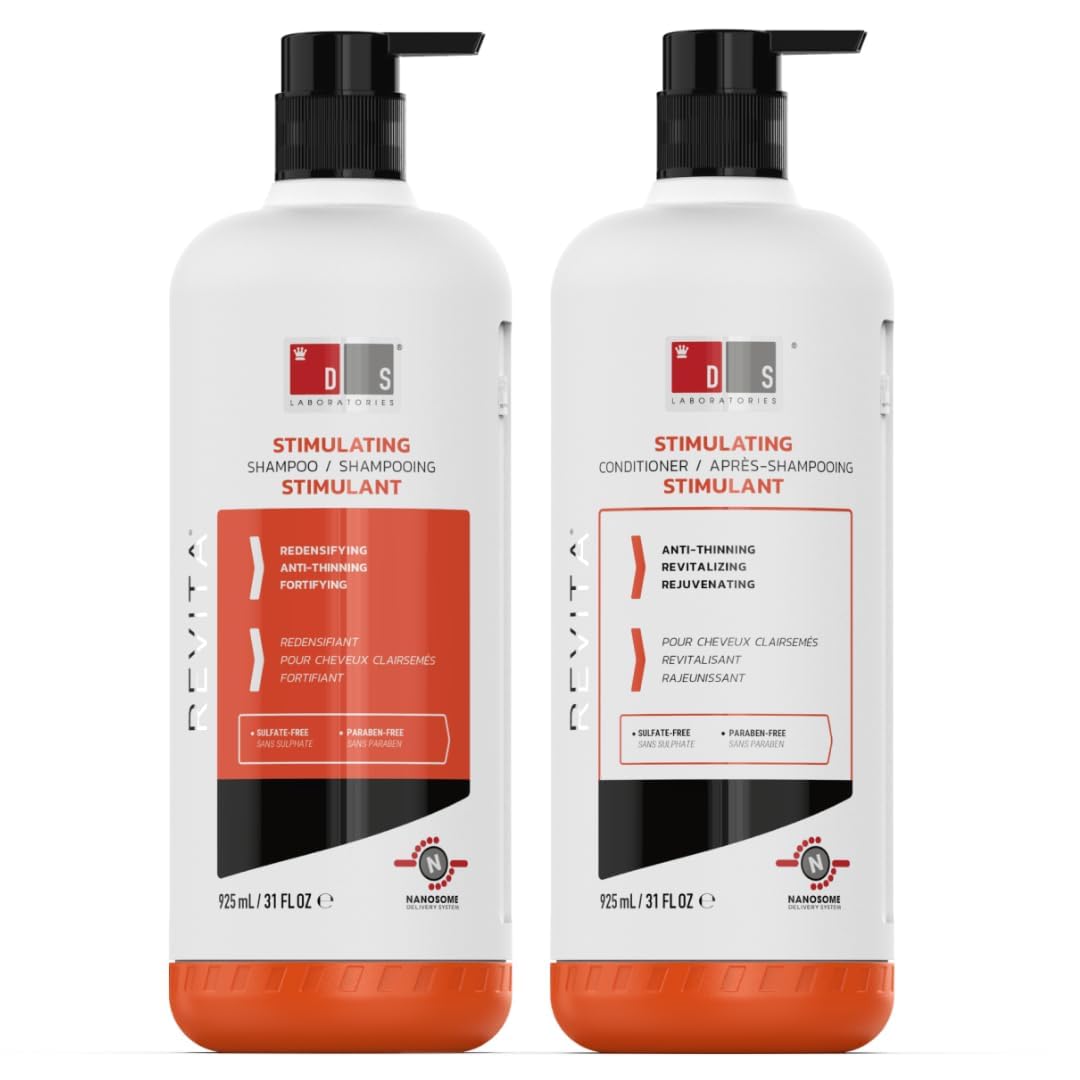 DS LABORATORIES Revita Shampoo and Conditioner Set, Hair Thickening Shampoo 