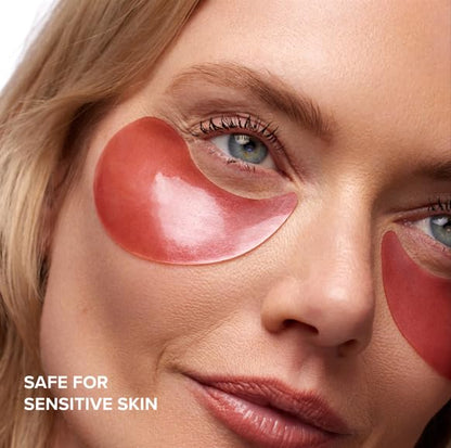 DRMTLGY Brightening Eye Masks - Caffeine Eye Masks for Dark Circles and Puffiness