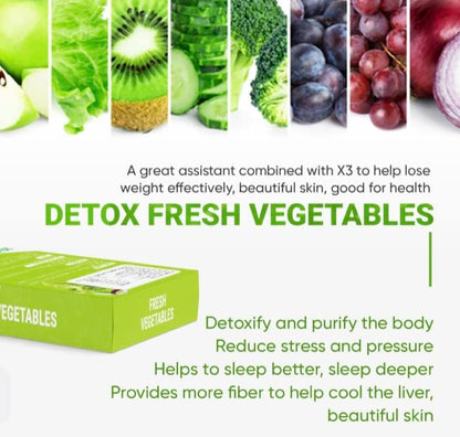 Slimming Care Newest Version X3 Type 1 Diet for Everyone (30pills/Box) + Free Vegetable