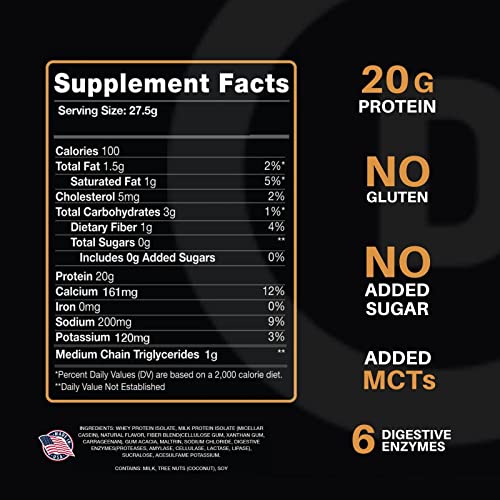 Devotion Nutrition Protein Powder Blend | Gluten Free, Keto Friendly, No Added Sugars
