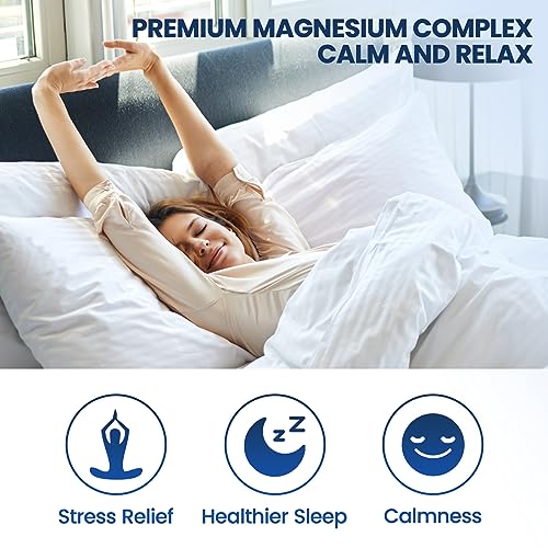Triple Magnesium Complex Supplement-Magnesium Glycinate, Citrate, Malate Liquid