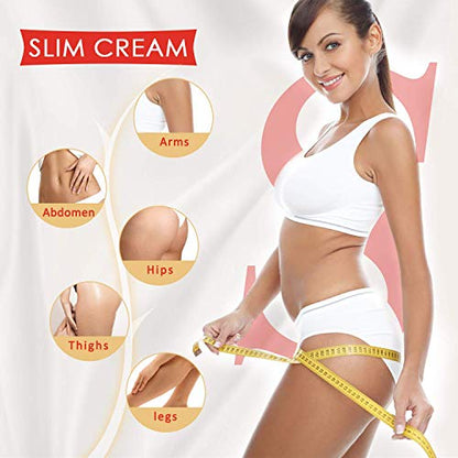 Slim Cream, (2 pack) Slim Extreme Cellulite Slimming & Firming Cream Body Fat Burning