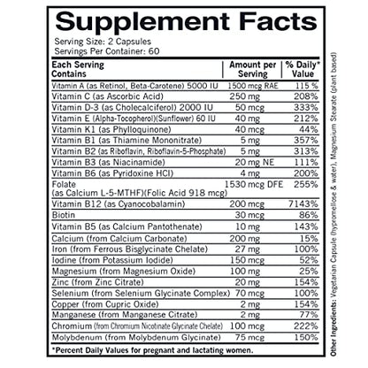Prenatal Advanced Care, 120 Capsules, Kirkman Labs