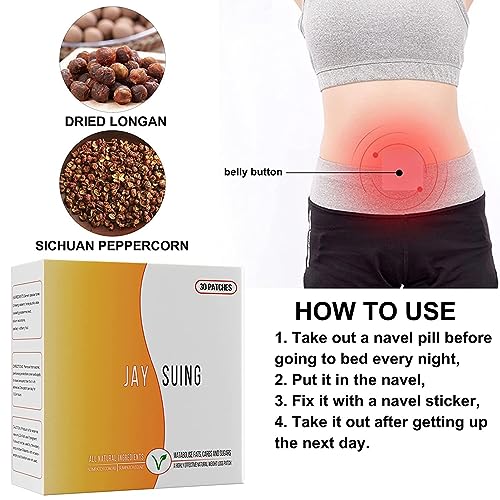 Rosarden 100Pcs Belly Patch, Toning Contouring Firming Patches, Navel Sticker, Sweatproof Patches