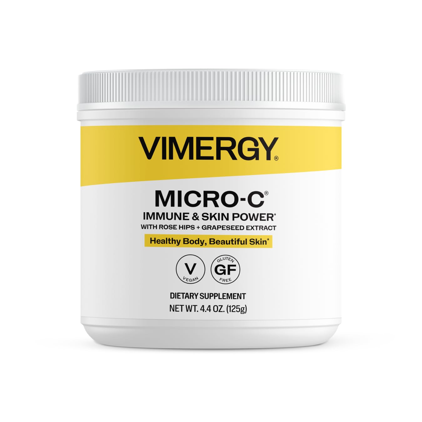 Vimergy Micro-C Immune Power TM *- 250g– 69 Servings – 2000mg/serving – Gentle Form – Antioxidant Phytonutrients – Immune & Nerve Support – Benefits Bone & Cartilage – Gluten-Free – Kosher – Vegan