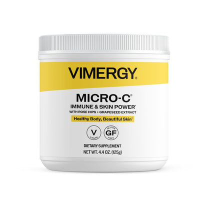 Vimergy Micro-C Immune Power TM *- 250g– 69 Servings – 2000mg/serving – Gentle Form – Antioxidant Phytonutrients – Immune & Nerve Support – Benefits Bone & Cartilage – Gluten-Free – Kosher – Vegan