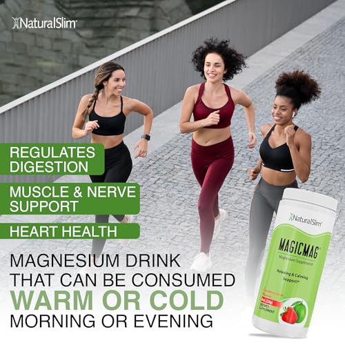 NaturalSlim Magicmag Pure Magnesium Citrate Powder – Stress, Constipation, Muscle