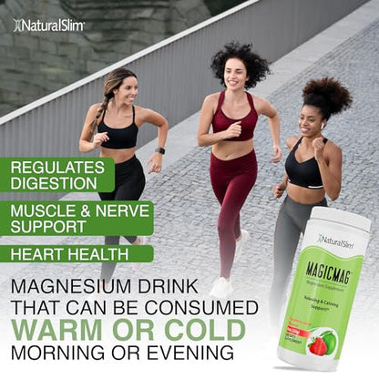 NaturalSlim Magicmag Pure Magnesium Citrate Powder – Stress, Constipation, Muscle