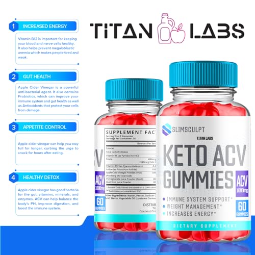 Slimsculpt Keto ACV Gummies, Slim Sculpt Keto ACV Gummies Advanced Weight Loss 1000MG