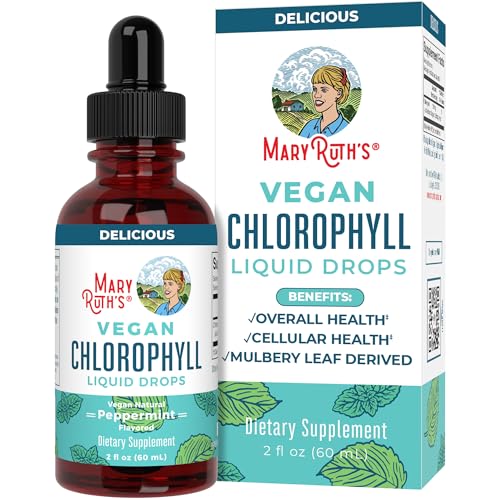 MaryRuth Organics Chlorophyll Liquid Drops, Clean Label Project Certified, Vegan
