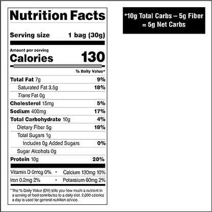 Quest Nutrition Cheese Crackers, Spicy Cheddar Blast, 10g of Protein, Low Carb