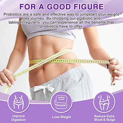 Probiotics for Women Digestive Health with Enzymes & Prebiotics 100 Billion | Vaginal Probiotics