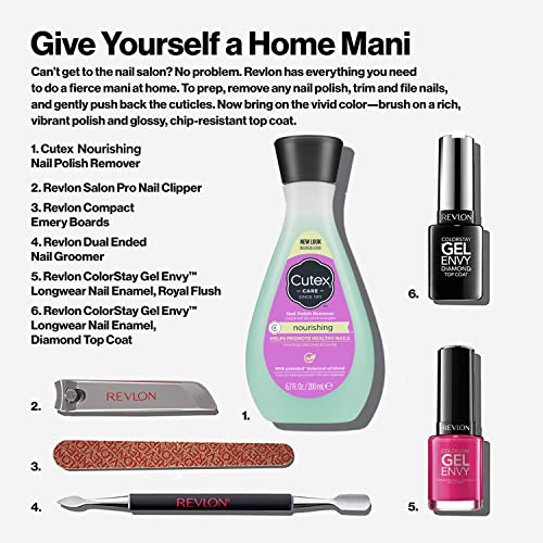 Nail Polish Remover by Cutex, Nourishing Nail Care, Leaves Nails Looking Healthy