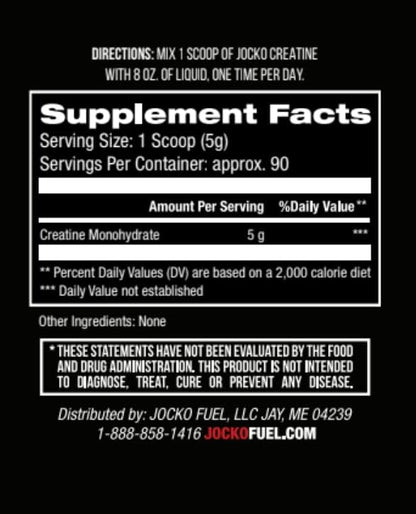 Jocko Fuel Gym Bundle - Creatine + Nitro Pop Pre Workout Powder (2 Pack Bundle) 30 Day Supply