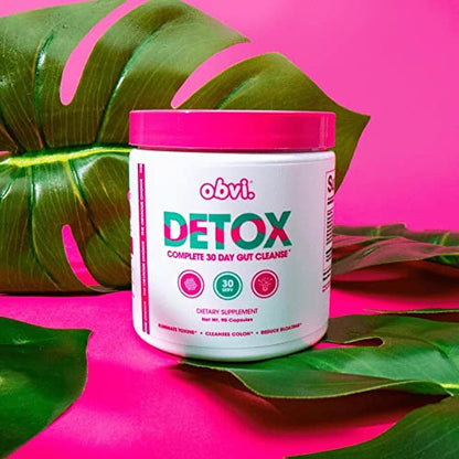 Obvi Detox, Flush Out and Eliminate Toxins, Support Weight Loss, Cleanse Colon, Packed