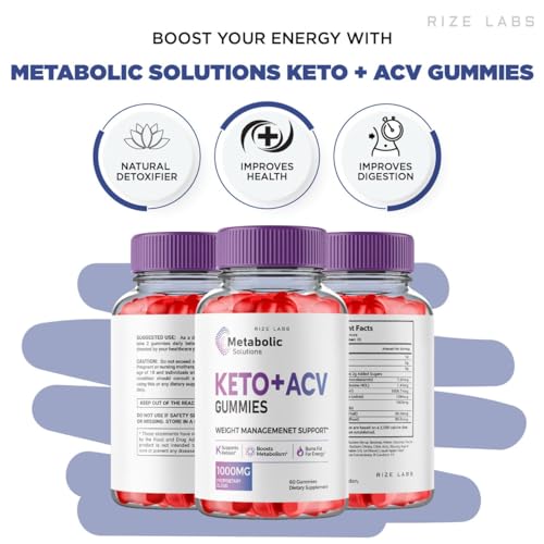 Metabolic Solutions Keto ACV Gummies, Metabolic Solutions Keto+ACV Gummies for Weight Health