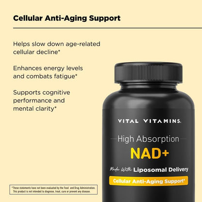 Vital Vitamins Age Defying Bundle: Multi-Collagen Plus, Brain Booster Plus, NAD+