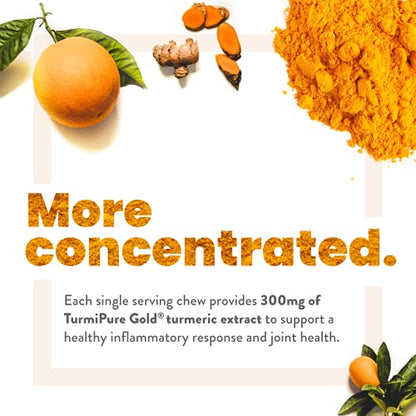 humanN Turmeric Curcumin Chews Supplement – High Absorption Turmeric - Orange